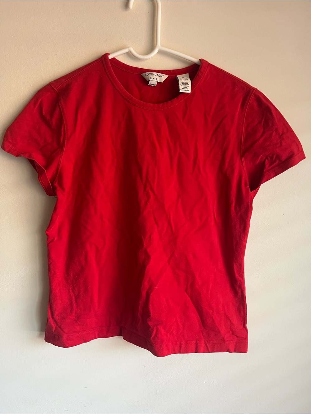 Covington Women's Red Short-Sleeve Crewneck Tee